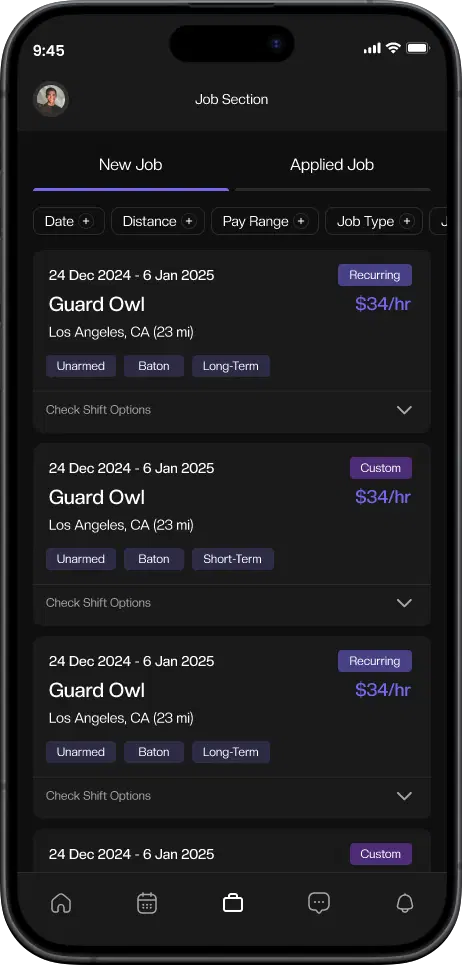 Uber for Security Platform